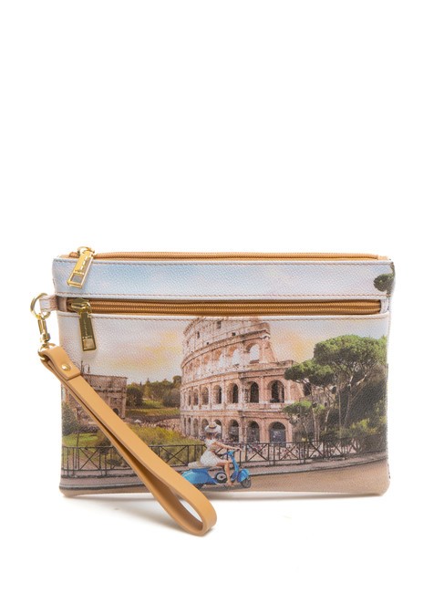 YNOT YESBAG Clutch bag with pocket rome scooter - Women’s Bags