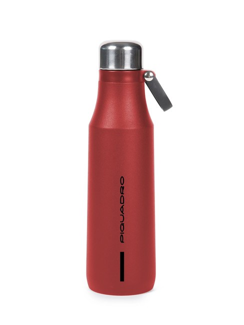 PIQUADRO RE START  Water bottle with neoprene case RED - Thermal bottles