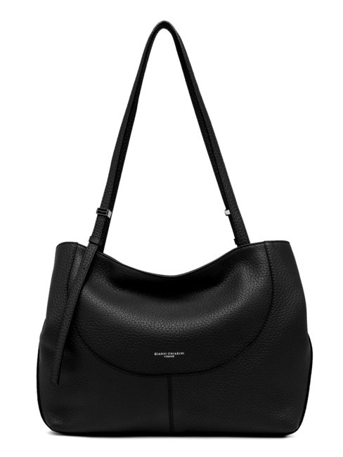 GIANNI CHIARINI MINERVA Leather shopping bag Black - Women’s Bags