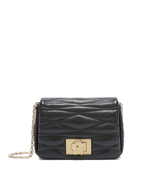 FURLA 1927 Mini leather shoulder bag Black - Women’s Bags