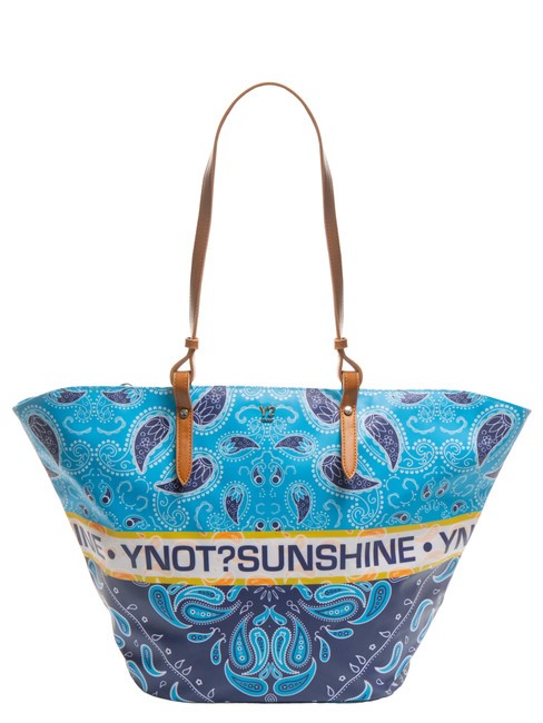 YNOT BANDANAS Large beach shopping bag blue - Women’s Bags