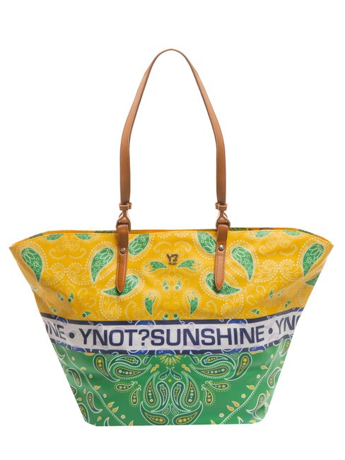 YNOT BANDANAS Large beach shopping bag green - Women’s Bags