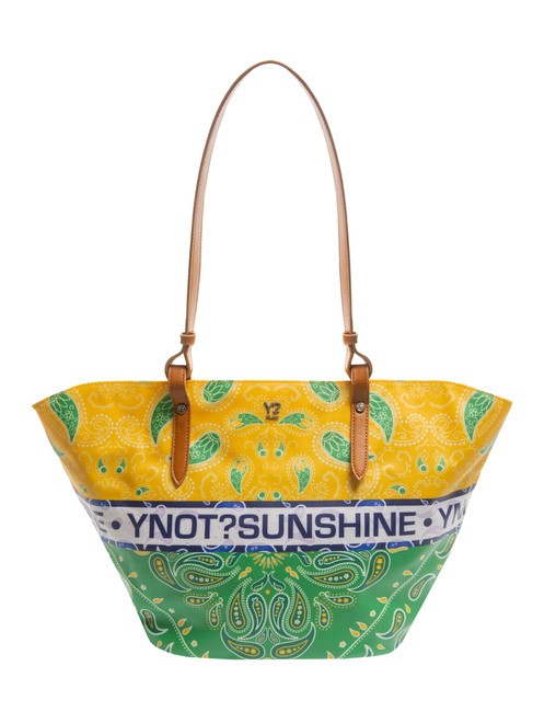 YNOT BANDANAS Medium beach shopping bag green - Women’s Bags