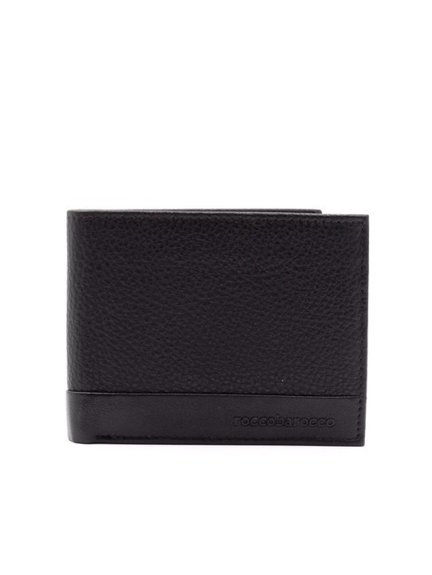 ROCCOBAROCCO ROBERT Flap wallet and coin purse black - Men’s Wallets