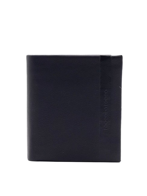 ROCCOBAROCCO STRIPE Vertical wallet with pocket blue - Men’s Wallets