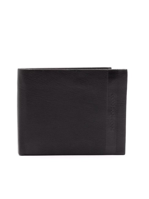 ROCCOBAROCCO STRIPE Leather Coin Purse Wallet black - Men’s Wallets