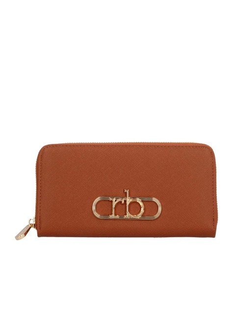 ROCCOBAROCCO LUCE Large zip around wallet tan - Women’s Wallets