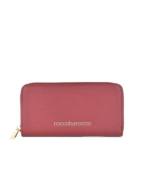 ROCCOBAROCCO ADELE Large zip around wallet burgundy - Women’s Wallets