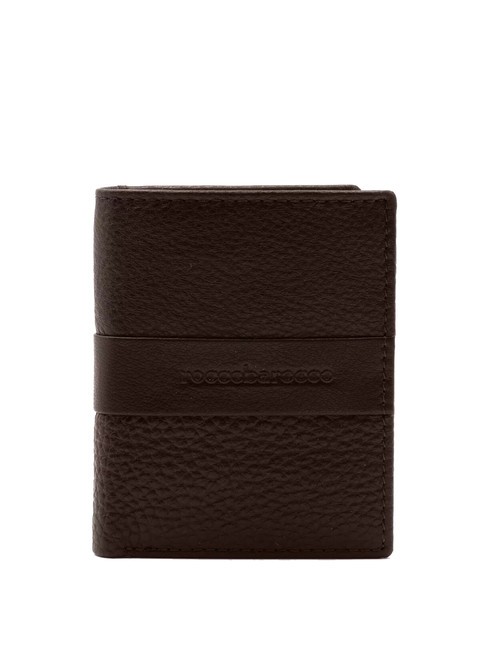 ROCCOBAROCCO JOHN Vertical leather wallet brown - Men’s Wallets