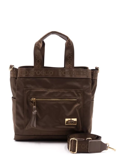 ROCCOBAROCCO GLORIA Tote bag with shoulder strap dark brown - Women’s Bags