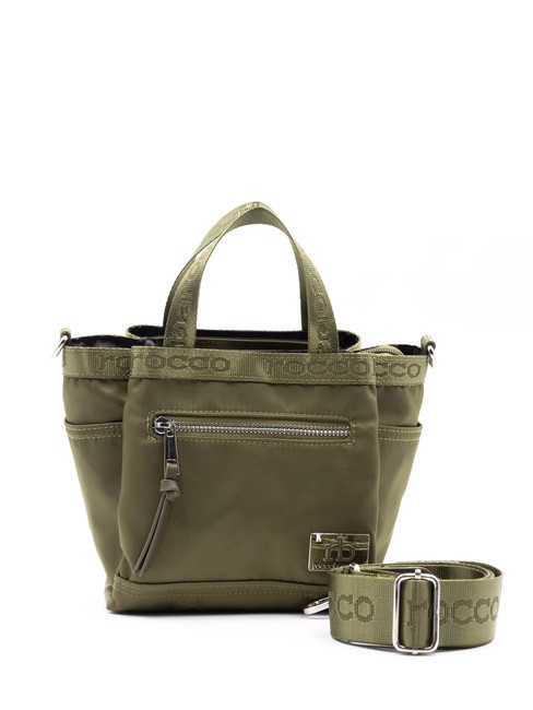 ROCCOBAROCCO GLORIA Mini tote bag with shoulder strap military green - Women’s Bags