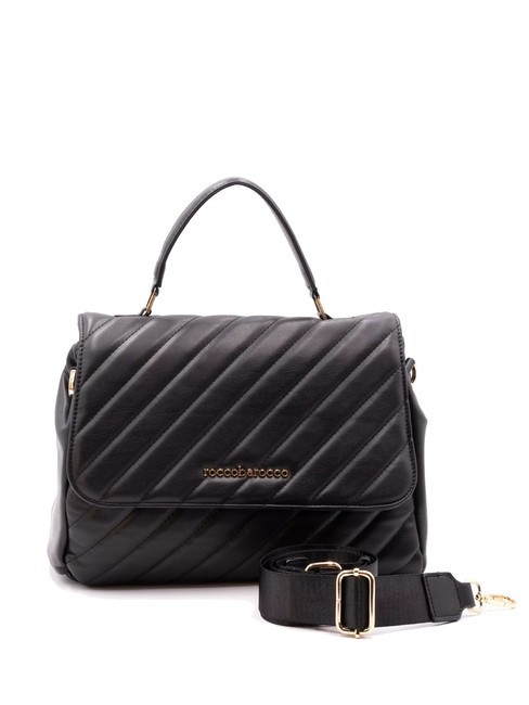 ROCCOBAROCCO GLAM Quilted satchel bag black - Women’s Bags