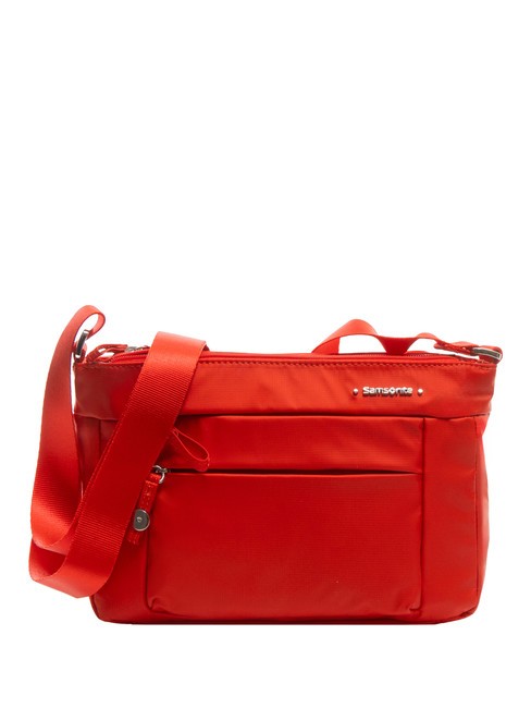 SAMSONITE MOVE 4.0 Small 3 zip shoulder bag FLAMERED - Women’s Bags