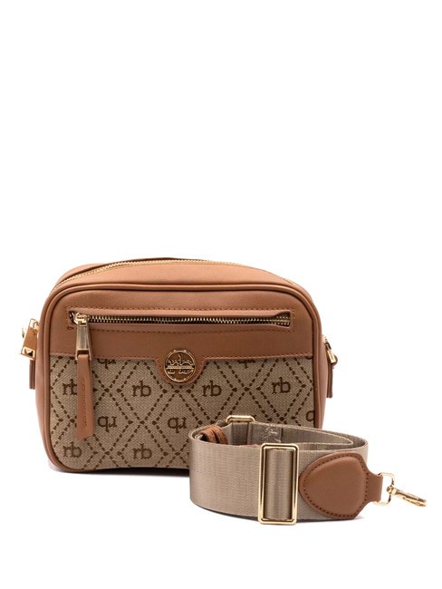 ROCCOBAROCCO FRIDA Jacquard camera case bag natural - Women’s Bags