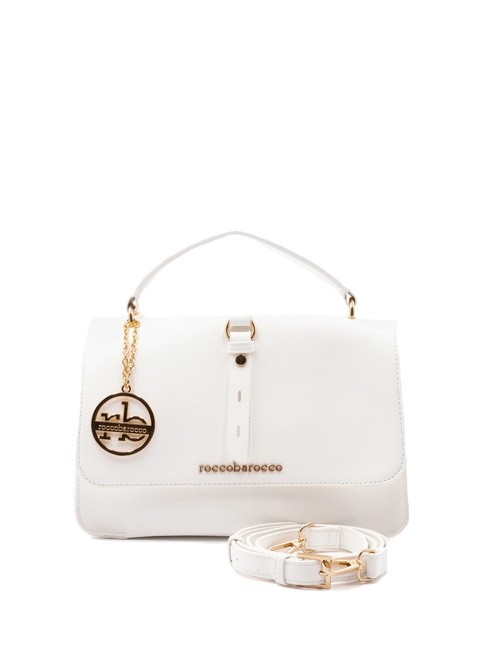 ROCCOBAROCCO GLAM Small bag with flap and shoulder strap off white - Women’s Bags