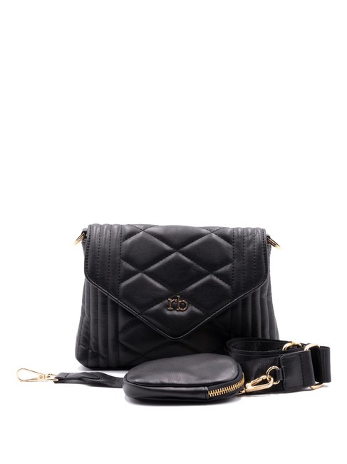 ROCCOBAROCCO GLAM Shoulder bag with pouch black - Women’s Bags