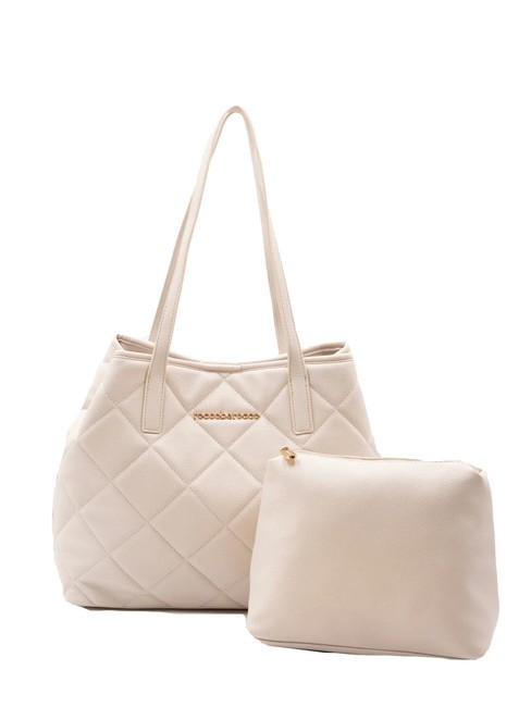 ROCCOBAROCCO GLAM Shopping bag with pouch off white - Women’s Bags