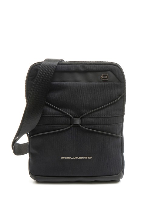 PIQUADRO OTELLO Large iPad bag Black - Over-the-shoulder Bags for Men