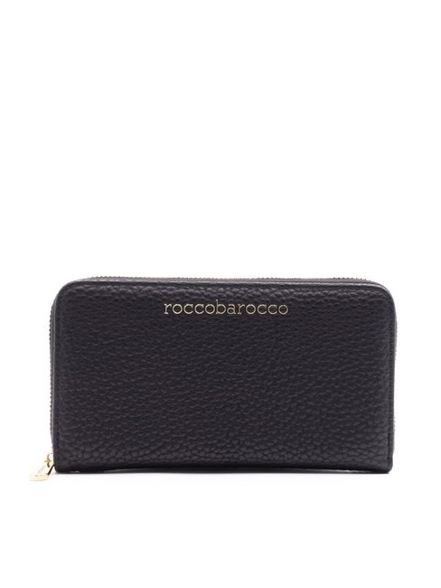 ROCCOBAROCCO ARIA Large zip around wallet black - Women’s Wallets