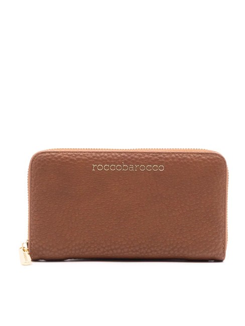 ROCCOBAROCCO ARIA Large zip around wallet tan - Women’s Wallets