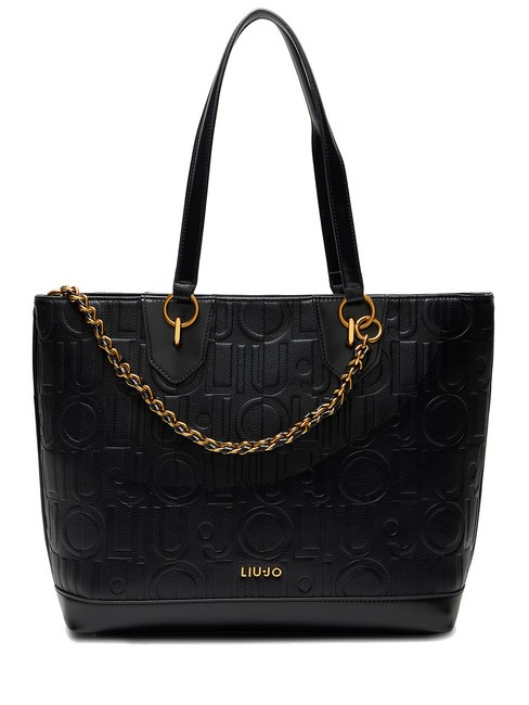 LIUJO ADONIDE Shopping Bag BLACK - Women’s Bags