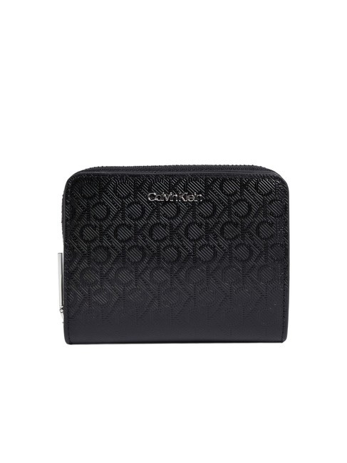 CALVIN KLEIN CK MUST Medium wallet blackmono - Women’s Wallets