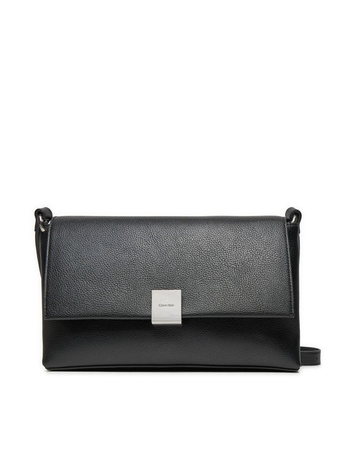 CALVIN KLEIN CK PLAQUE Medium shoulder bag pvh black - Women’s Bags