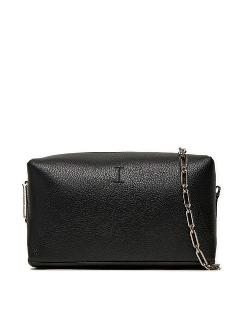 CALVIN KLEIN CK PLAQUE Mini shoulder bag chain pvh black - Women’s Bags