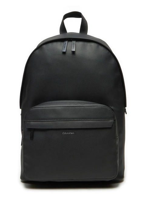 CALVIN KLEIN CK MUST Backpack with pocket black caviar - Backpacks & School and Leisure