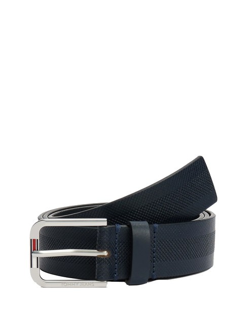 TOMMY HILFIGER TOMMY JEANS AUSTIN Leather belt dark night navy - Belts