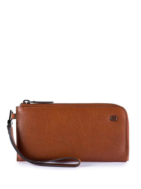 PIQUADRO BLACK SQUARE Smartphone holder wallet LEATHER - Tablet holder& Organizer