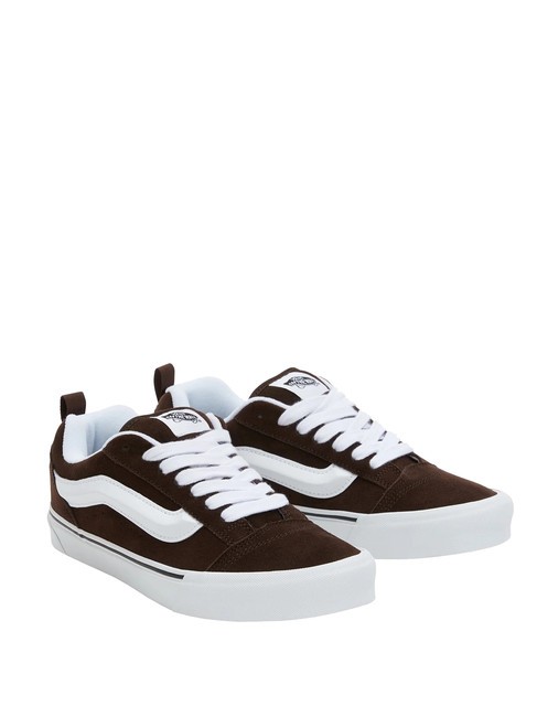 VANS KNU SKOOL Suede leather sneakers brown/white - Unisex shoes
