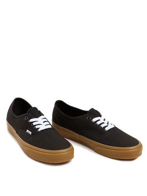 VANS AUTHENTIC Canvas sneakers black/gum - Unisex shoes