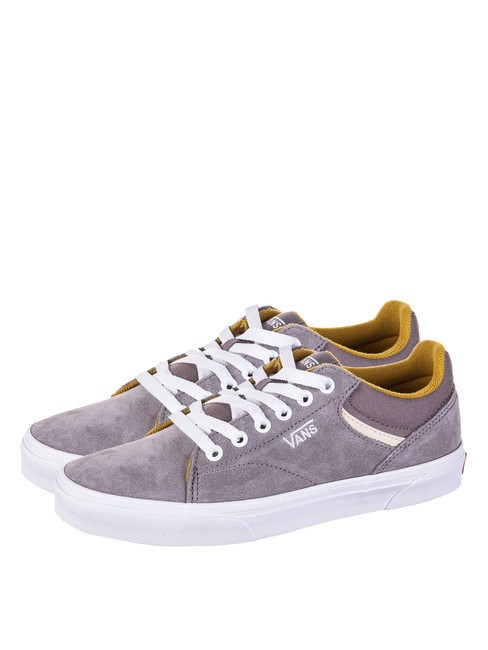 VANS SELDAN Suede leather sneakers retro pop gray/creme brulee - Women’s shoes