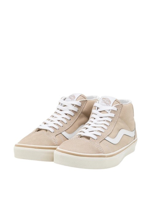 VANS MID SKOOL 37 High-neck sneakers in suede leather tan/brown - Unisex shoes