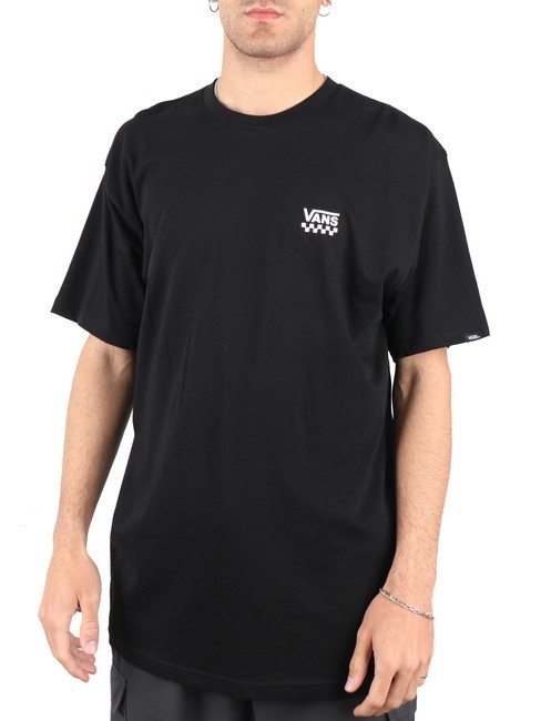 VANS LEFT CHEST LOGO Cotton T-shirt black - T-shirt