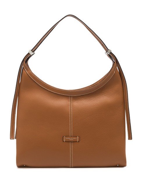 GIANNI CHIARINI NORMA Leather Hobo Shoulder Bag caramel - Women’s Bags