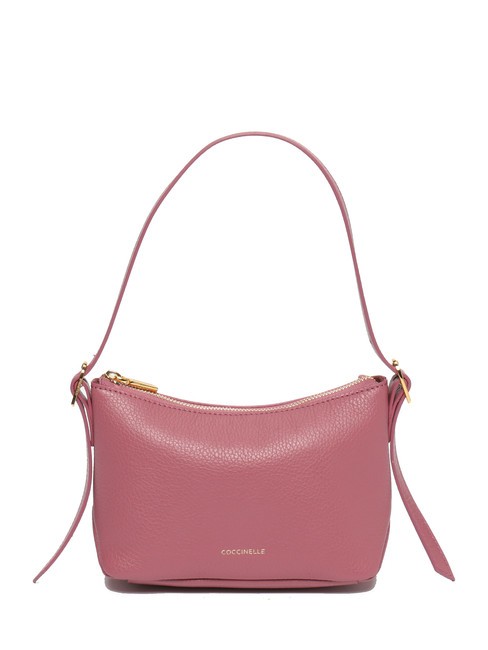 COCCINELLE CHERRY Small leather shoulder bag pulp pink - Women’s Bags