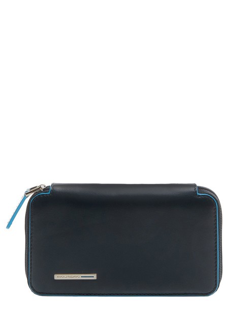 PIQUADRO BLUE SQUARE  Full grain leather wallet blue - Men’s Wallets