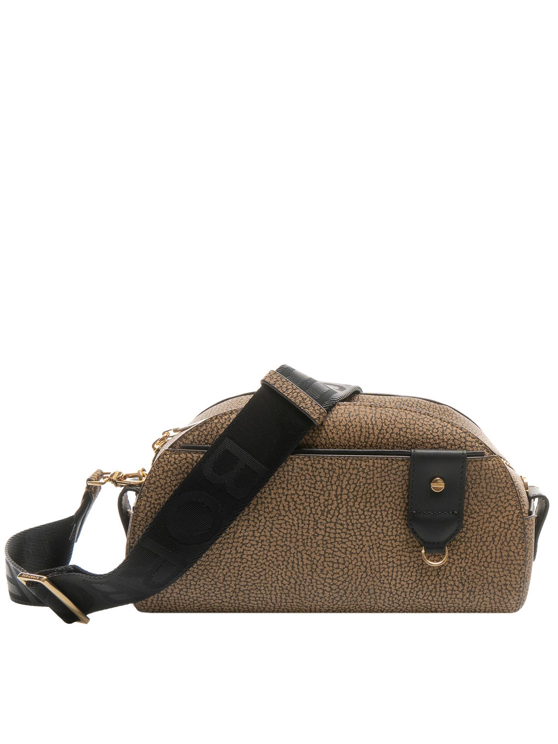 Sac à Main Borbonese Riviera - Effet Paille Et Cuir Veau - Marron - Neuf Avec étiquettes - Femme