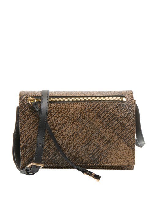 BORBONESE LIVRE Shoulder bag natural op / black - Women’s Bags
