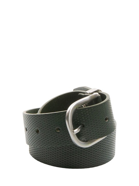 PIQUADRO X99 Leather belt GREEN - Belts