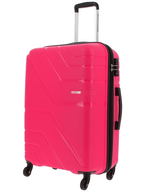 AMERICAN TOURISTER UPLAND Large size trolley pink - Rigid Trolley Cases