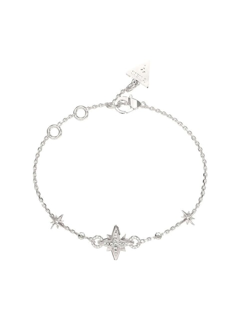 GUESS IN THE SKY Bracelet with star and zirconia SILVER - Bracelets