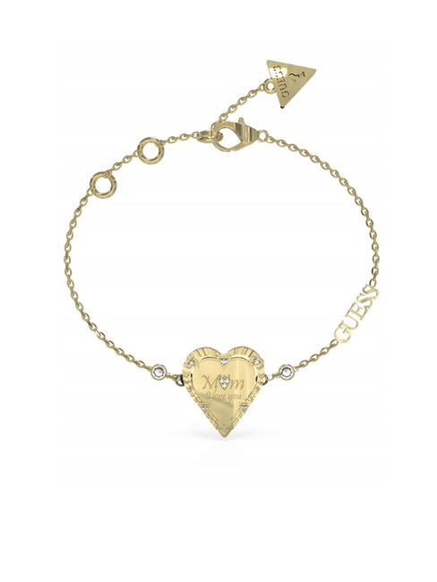GUESS ALL OF US Bracelet with heart yellow gold - Bracelets