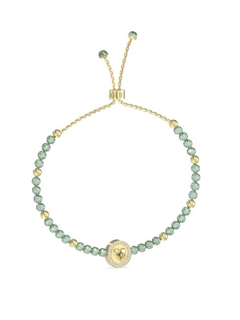 GUESS ARM PARTY Beaded Bracelet yellow gold/green - Bracelets