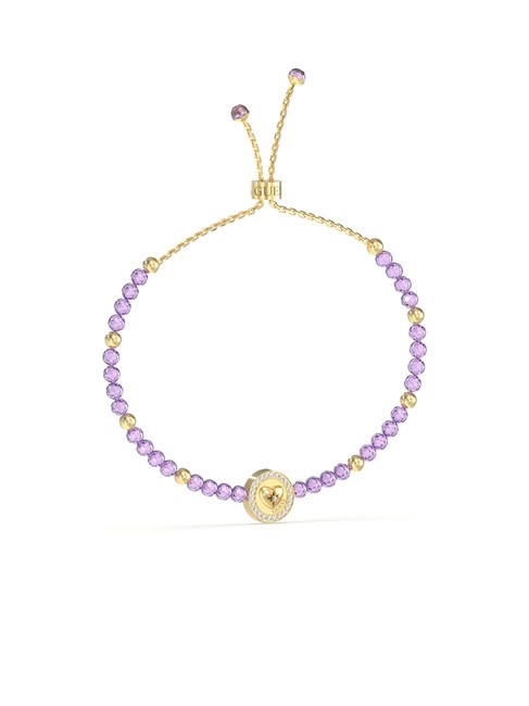 GUESS ARM PARTY Beaded Bracelet yellow gold/amethyst - Bracelets