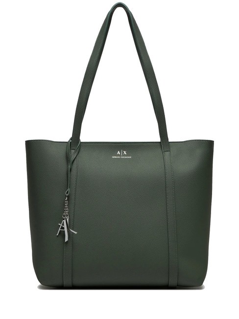 ARMANI EXCHANGE CHARM LOGO Shopper bag absinthe/black - Women’s Bags