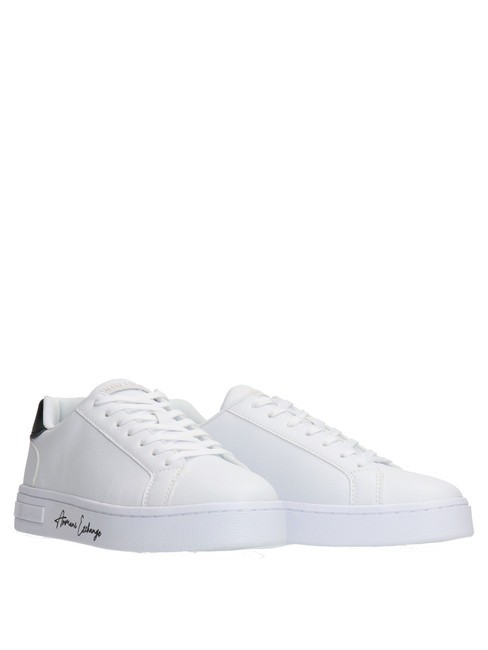 ARMANI EXCHANGE A|X Signature Sneakers optical white+black - Women’s shoes