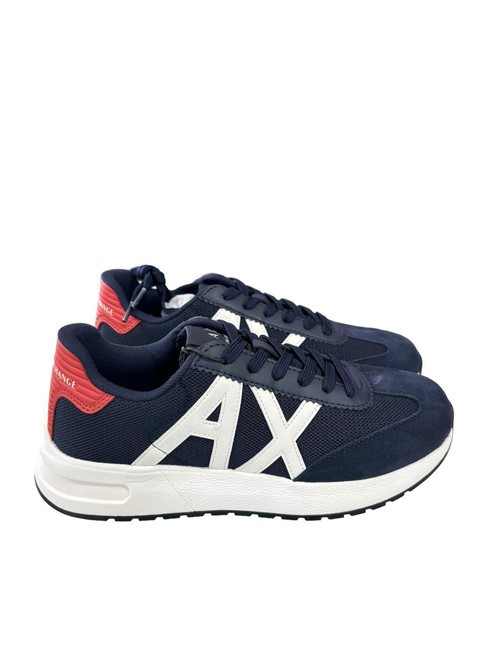 ARMANI EXCHANGE A|X LOGO Sneakers navy+reddish - Men’s shoes